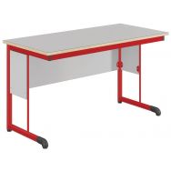 Chaire de professeur Nova DL 135 x 64 cm stratifié gris dauphin