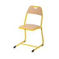 Chaise Etude appui sur table