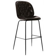 Chaise haute Chester structure métal - coque polypropylène