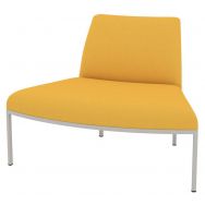 Chauffeuse Atrium convexe tissu M1