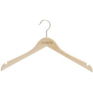 Cintre luxor princess plat naturel verni 41 cm