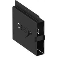 Coffre métal pour Mini UC sécurisé avec barrette métallique époxy noir Format+