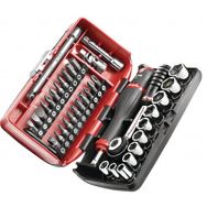 Coffret cliquet + douilles 1/4'' 6 pans - boîte nano