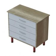 Commode Quiétub 4 tiroirs