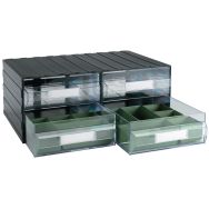 Compartiments pour blocs-tiroirs - Verts