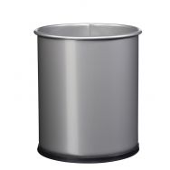 Corbeille à papier Papea 8 L 9006 Alu