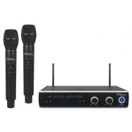 Double récepteur UHF et 2 micros main DR20UHF-HH - Ibiza