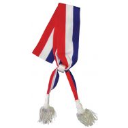 Echarpe Tricolore 2m - Glands à frange argent - Maire adjoint