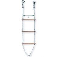 Echelle de corde en polypropylène avec barreaux bois H3à 10m - Godet