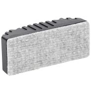 Effaceur magnétique Nobo noir pour tableau blanc