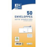 Enveloppes 110x220 auto adhésives précasées - Oxford