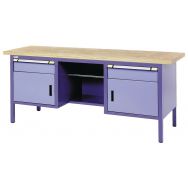 Etabli compact 2 portes 2 tiroirs