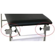 Etaux de Fixation pour étriers/porte-jambe divan Holtex inox (la paire)