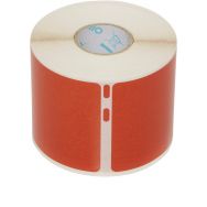 Etiquettes adresse, badge LabelWriter noir fond rouge - Dymo