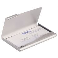 Etui cartes de visite - Modèle simple - Capacité:15 cartes - Aluminium