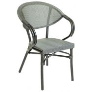 Fauteuil Modene structure alu bois