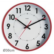 Horloge silencieuse Abylis Ø30 cm Lie de vin - Orium
