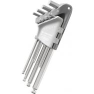 Jeu de 9 clés mâles 6 pans en inox
