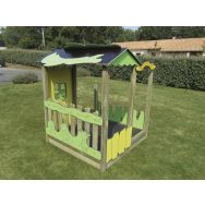 Jeu d'extérieur Cabane Robinson modèle simple scellement direct