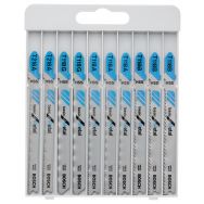 Kit 10 Lames scie sauteuse Métal T218A| T118G| T118A| T118B
