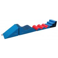 Kit à ramper 5 modules turquoise/bleu marine