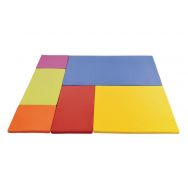 Kit de 6 tapis Basics multicolores