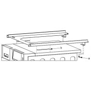 Kit de superposition anthracite du sèche-linge PRO DS 970 EV/CO et DSI 970 EV/CO