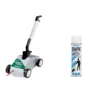 Kit de traçage Perfekt Striper®+ 1 aérosol Traffic extra blanc