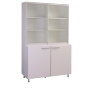 L'armoire à matériel 2 portes vitrées L 1200