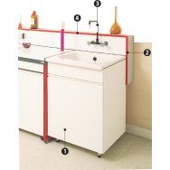 Laverie modulaire pour paillasse de laboratoire