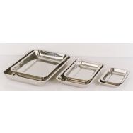 Le plateau inox 22 x 15 x 3 cm