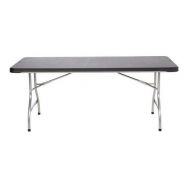 Table pliante empilable 183x76x74 Noir