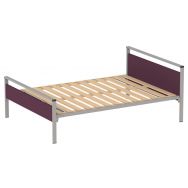 Lit Cubik 140x190 cm sommier lattes rigides
