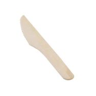 Lot de 100 couteaux bois biodégradable L158mm