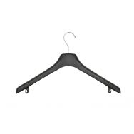 Lot de 10 cintres SJ45 en plastisque sans barre de pantalon noir