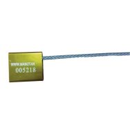 Lot de 10 scellés pour conteneur Aluminium Vert