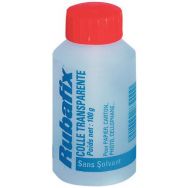 Lot de 12 Colle transparente- flacon de 100 g - Rubafix