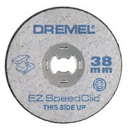 Lot de 12 Disques ez speedclic diamètre 38mm ep 1.2 mm / métaux