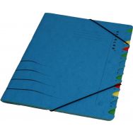 Lot de 20 Trieur: 12 compartiments: bleu: Secolor