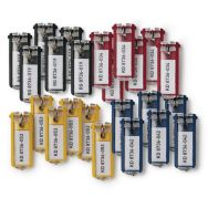 Lot de 24 Porte-clés KEY CLIP - Multi-coloris
