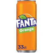 Lot de 24 canettes Fanta Orange 33 cl