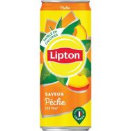 Lot de 24 canettes Ice tea Pêche 33 cl