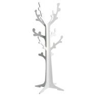 Lot de 2 porte-manteaux ht 120 cm Cerisier blanc