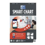 Lot de 3 Bloc papier uni Oxford Smartchart pour tableaux et chevalets