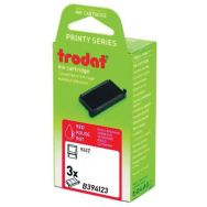 Lot de 3 recharges pour tampon de poche - Rouge - Modèle 9412