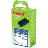 Lot de 3 recharges pour tampon et dateur Trodat - Bleu - Xprint 4912
