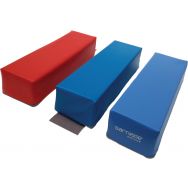 Lot de 3 tapis d'équilibre rouge / orange / Jaune