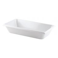Lot de 4 bacs mélamine GN 1/3 - 32.5 x 17.6 x 6.5 cm - blanc