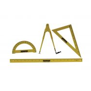 Lot de 4 outils de traçage aimantés