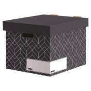 Lot de 5 Caisse d'archivage Déco Bleu nuit - Bankers Box